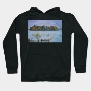 Derwentwater and Catbells Fells, Lake District Hoodie